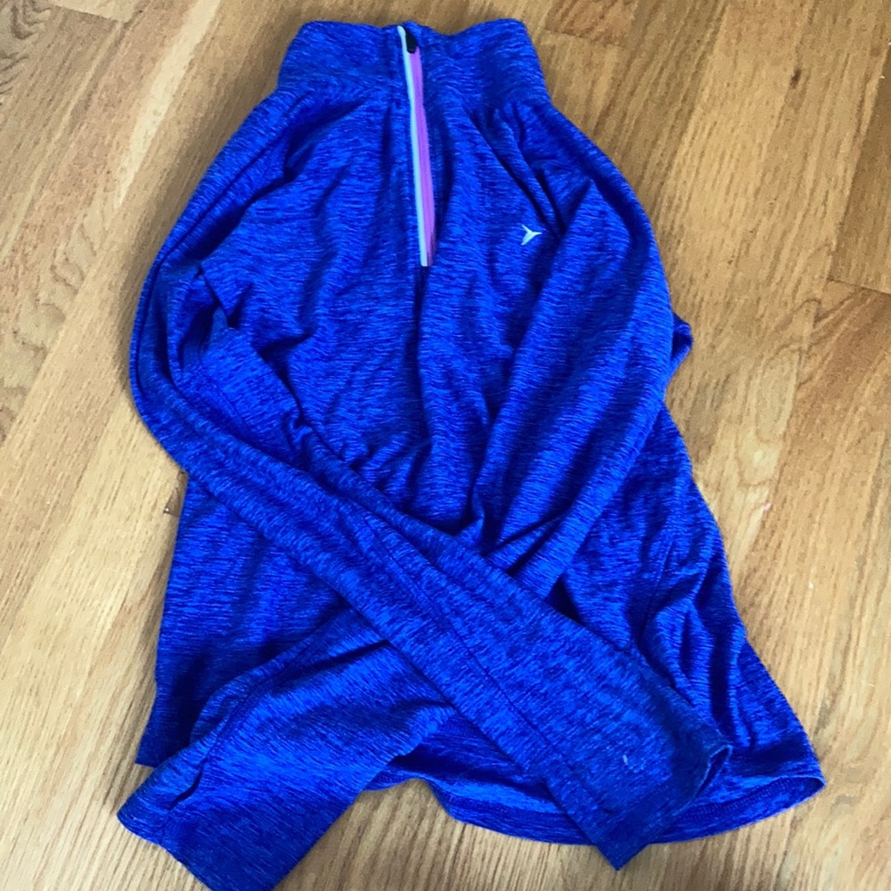 Purple workout top
